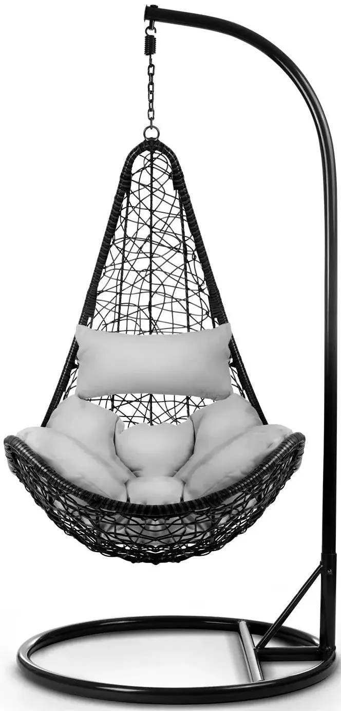 Fotoliu suspendat Sofotel Cabana 4040 (Black/Light Grey) - 5