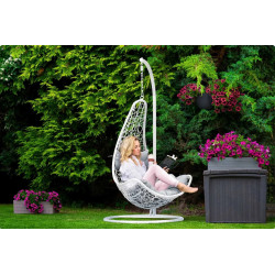 Fotoliu suspendat Sofotel Cabana 4042 (Grey/White) Thumb