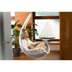 Fotoliu suspendat Sofotel Cabana 4042 (Grey/White) Thumb