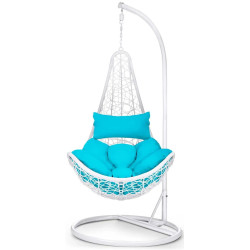 Fotoliu suspendat Sofotel Cabana 4043 (White/Light Blue) Thumb