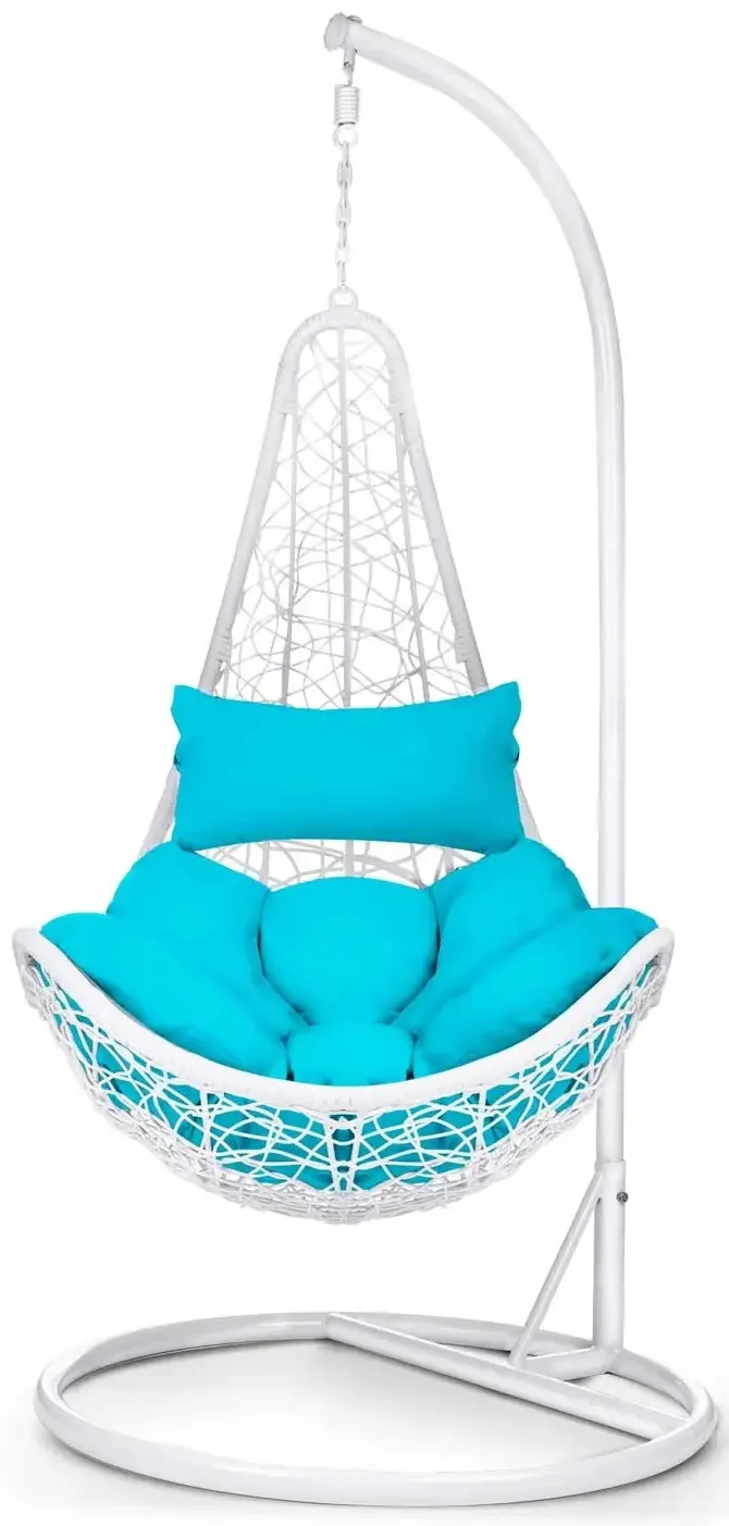 Fotoliu suspendat Sofotel Cabana 4043 (White/Light Blue) - 3
