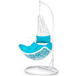 Fotoliu suspendat Sofotel Cabana 4043 (White/Light Blue)