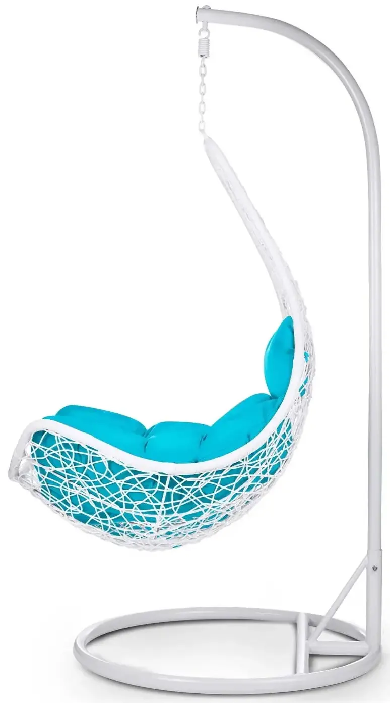 Fotoliu suspendat Sofotel Cabana 4043 (White/Light Blue) - 4