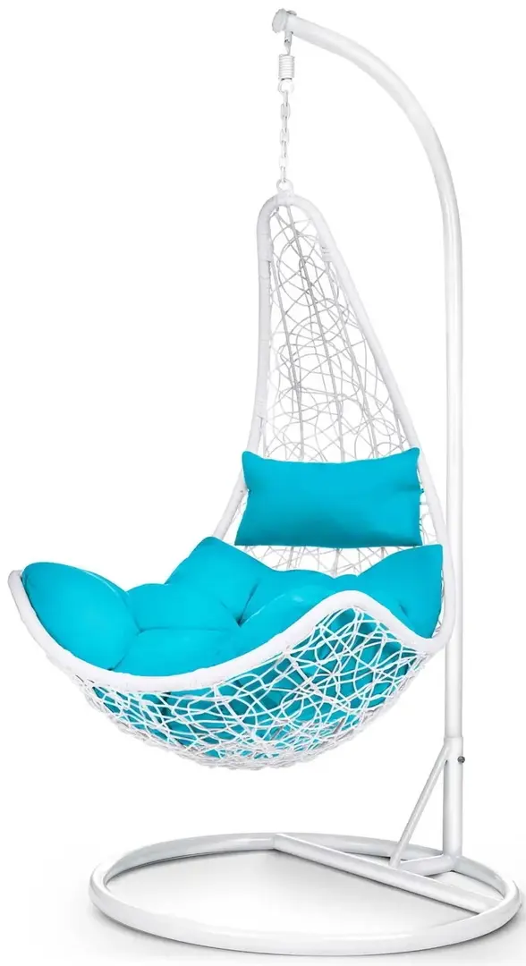 Fotoliu suspendat Sofotel Cabana 4043 (White/Light Blue)