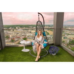 Fotoliu suspendat Sofotel Cabana 4097 (Grey/Light Blue) Thumb