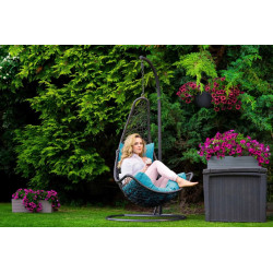 Fotoliu suspendat Sofotel Cabana 4097 (Grey/Light Blue) Thumb