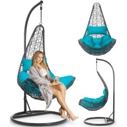 Fotoliu suspendat Sofotel Cabana 4097 (Grey/Light Blue) Thumb