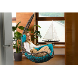 Fotoliu suspendat Sofotel Cabana 4097 (Grey/Light Blue) Thumb