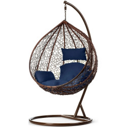 Fotoliu suspendat Sofotel Hawana 4093 (Brown/Dark Blue) Thumb