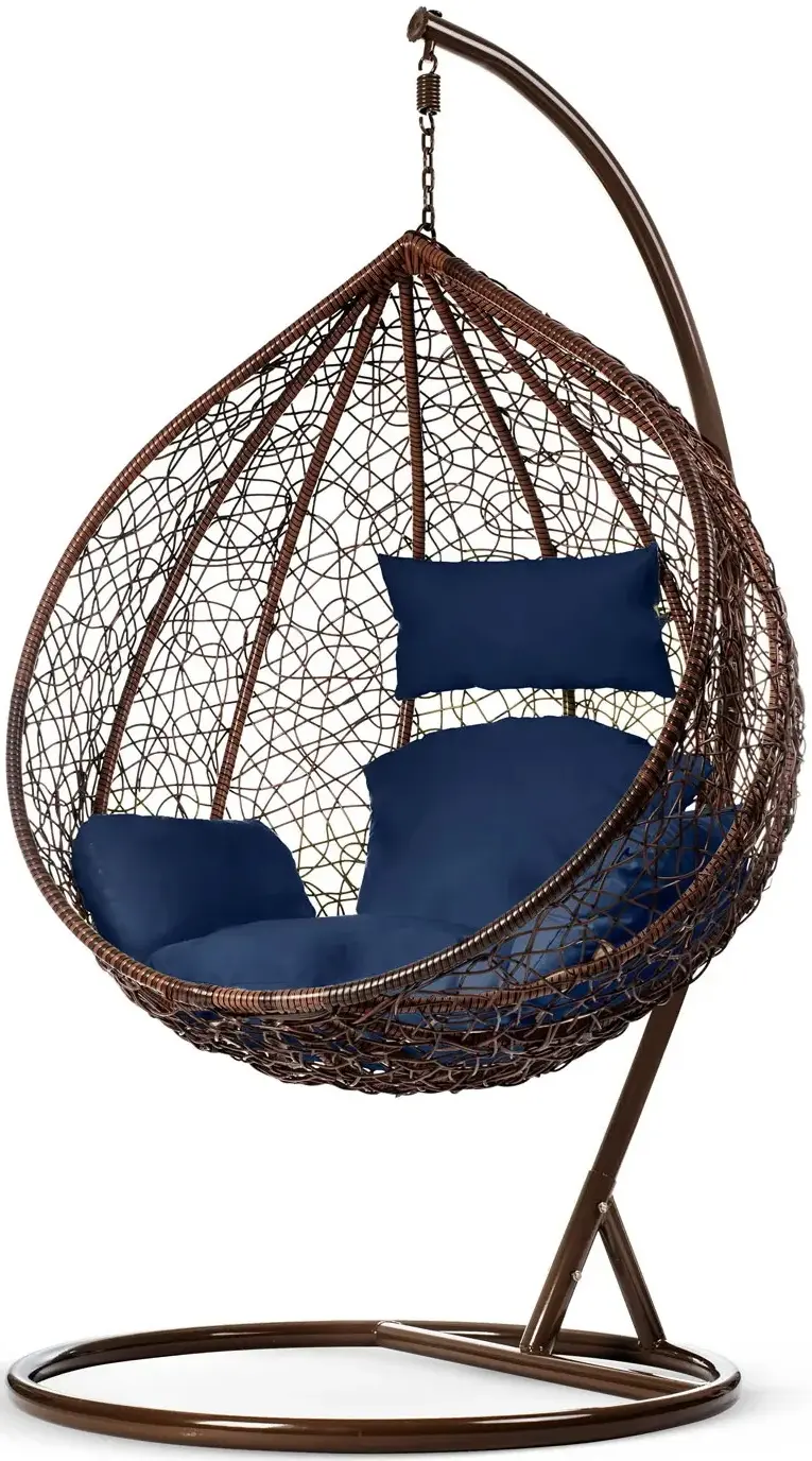 Fotoliu suspendat Sofotel Hawana 4093 (Brown/Dark Blue) - 2