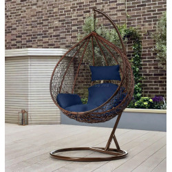 Fotoliu suspendat Sofotel Hawana 4093 (Brown/Dark Blue)