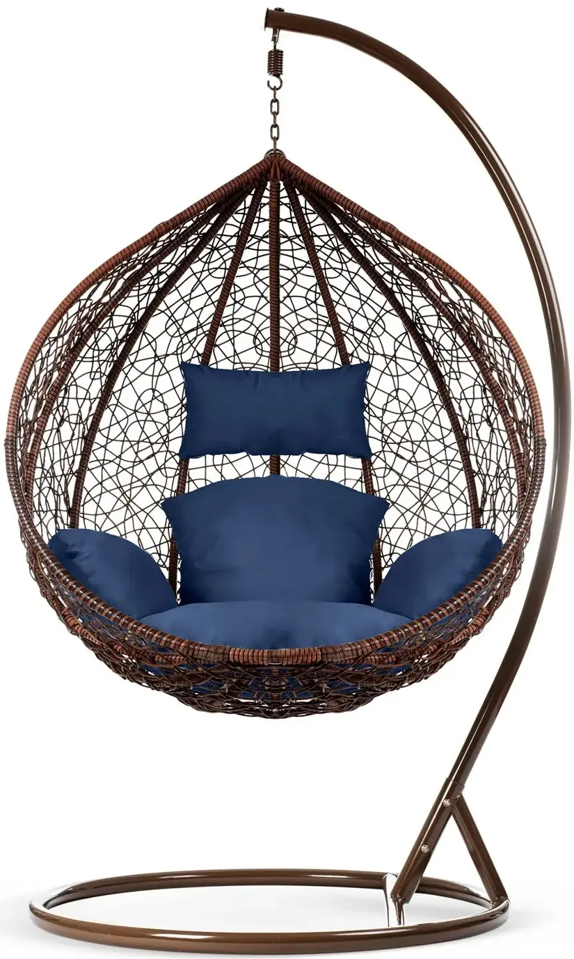 Fotoliu suspendat Sofotel Hawana 4093 (Brown/Dark Blue) - 5