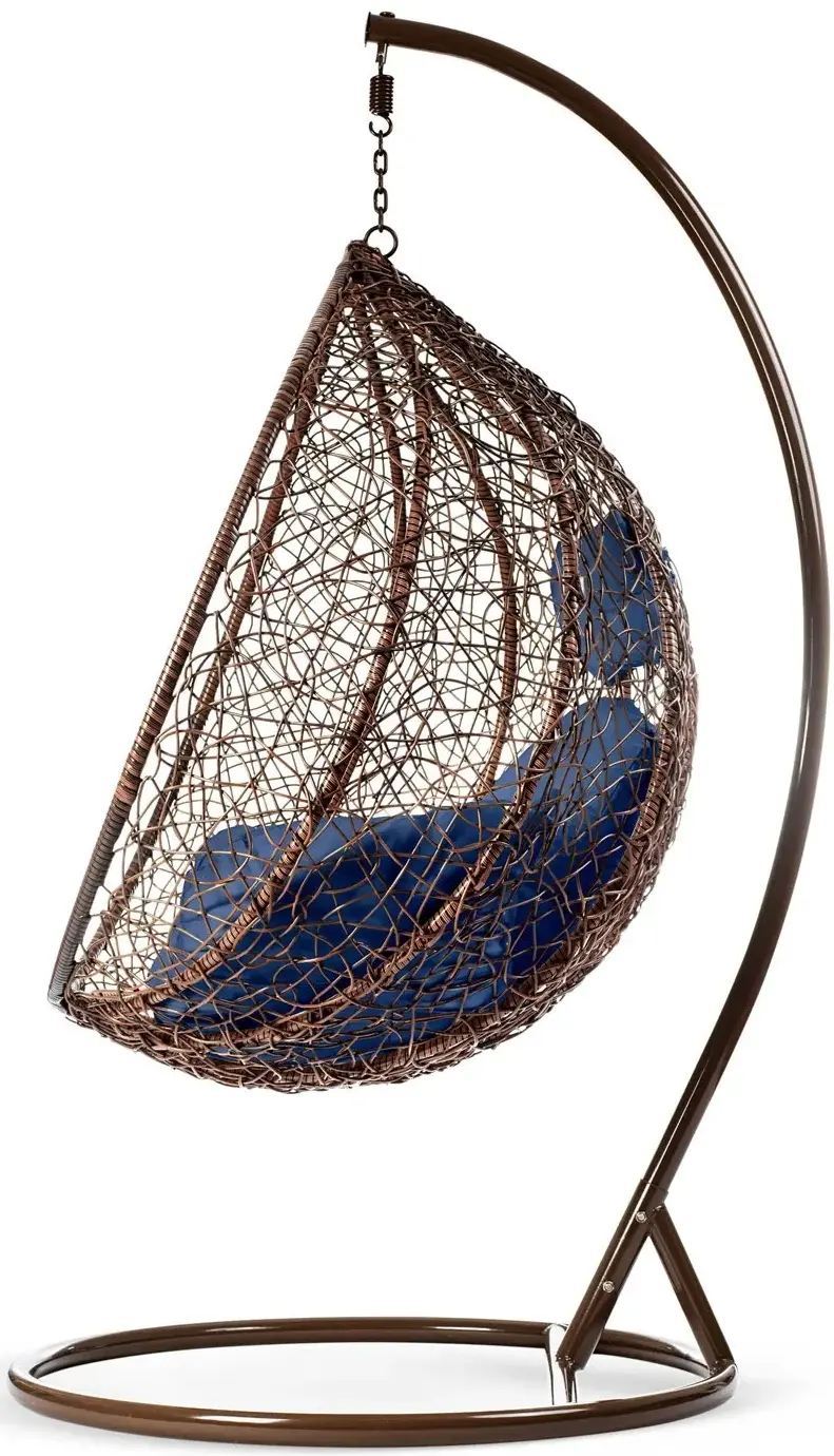 Fotoliu suspendat Sofotel Hawana 4093 (Brown/Dark Blue) - 6