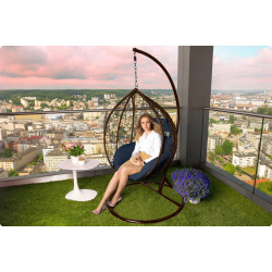 Fotoliu suspendat Sofotel Hawana 4093 (Brown/Dark Blue) Thumb