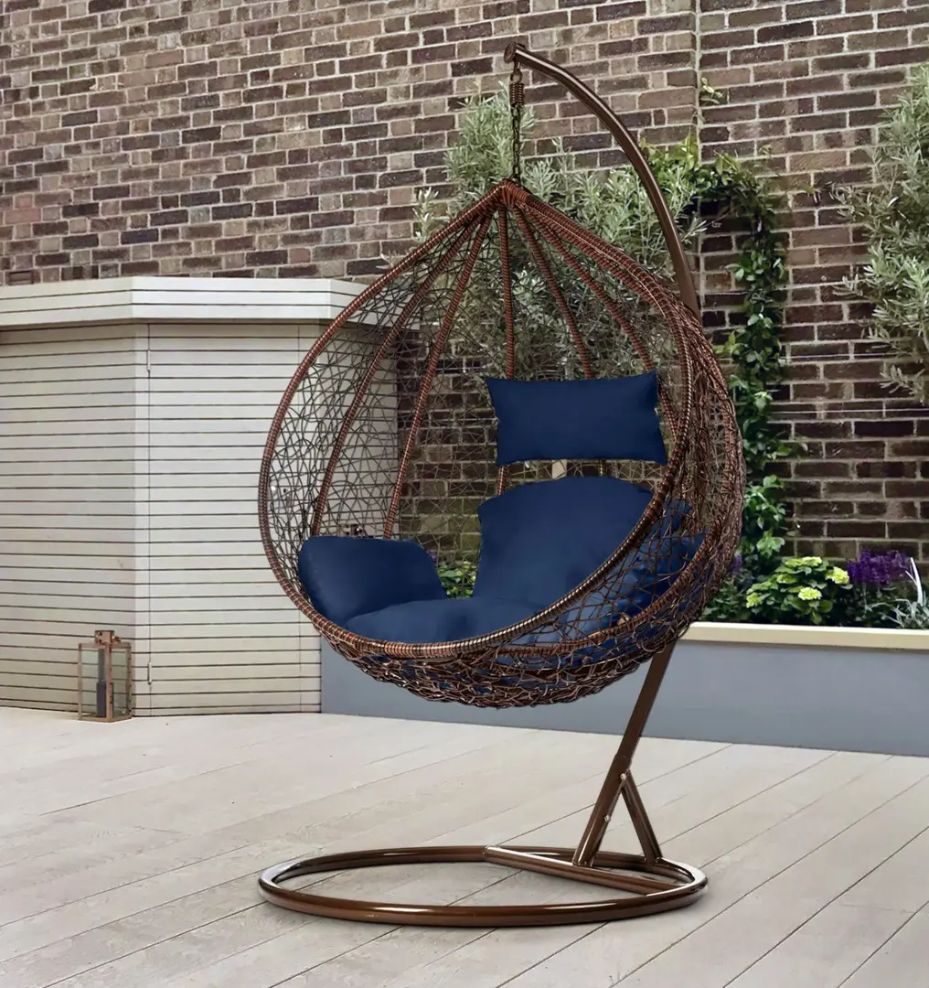 Fotoliu suspendat Sofotel Hawana 4093 (Brown/Dark Blue)