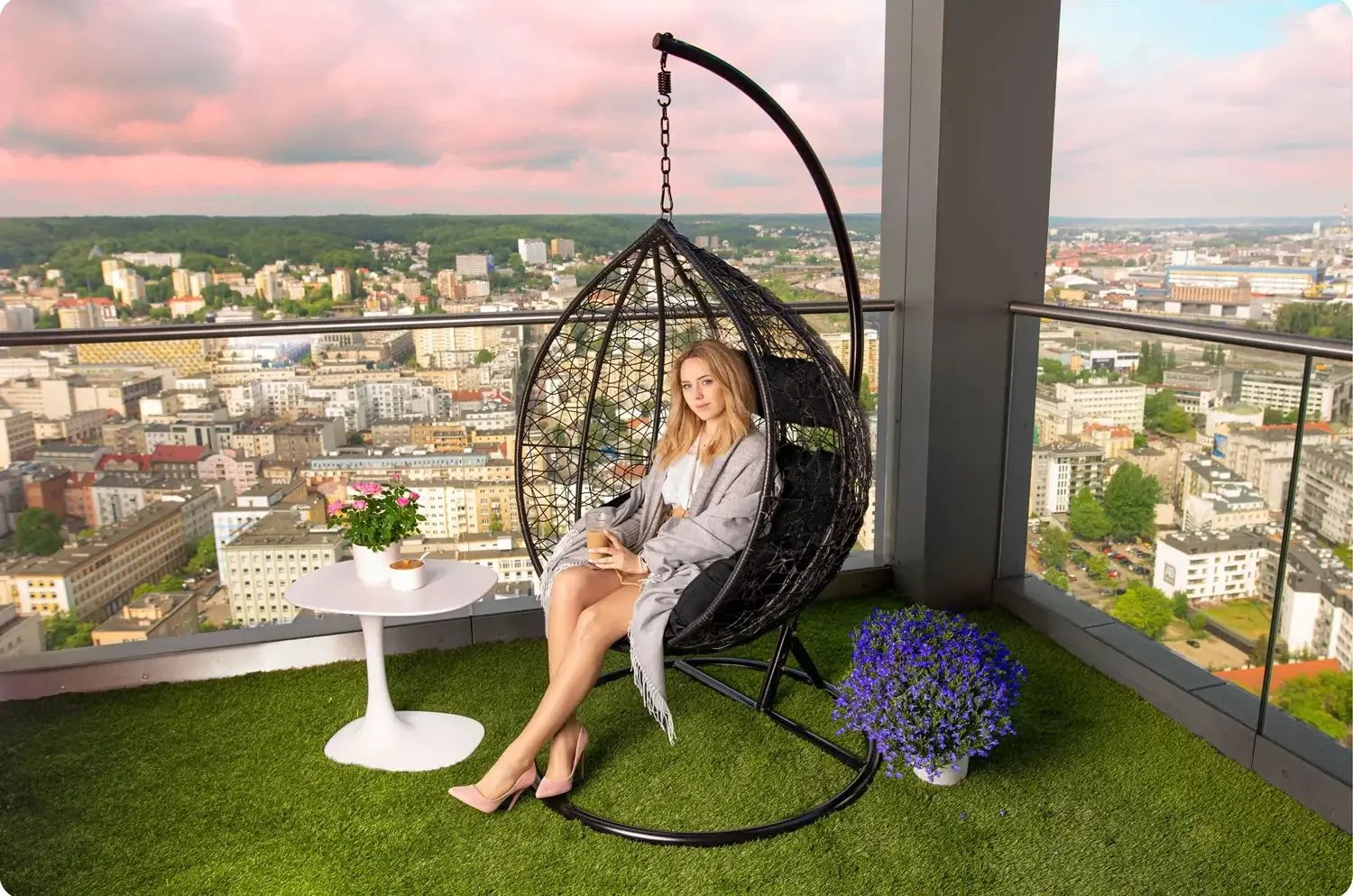 Кресло подвесное Sofotel Hawana 4099 (Black) - 10