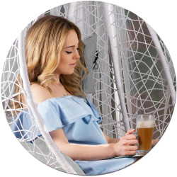 Кресло подвесное Sofotel Hawana Duo 4073 (White/Grey) Thumb