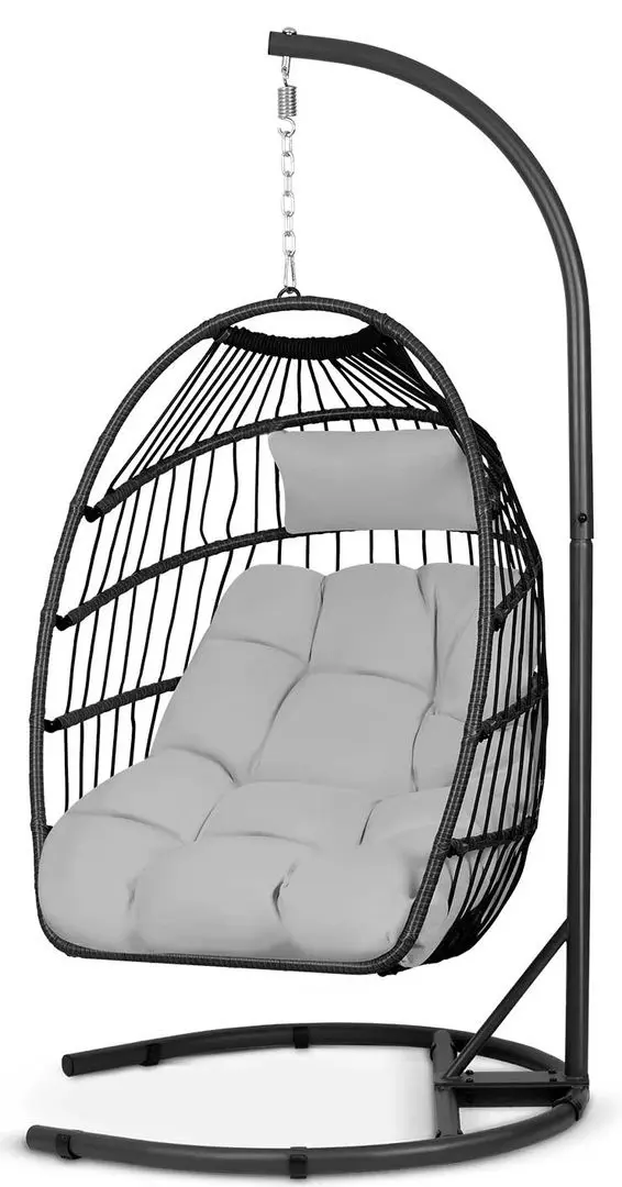 Fotoliu suspendat Sofotel Luisiana (Black/Grey)