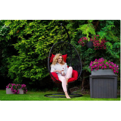 Fotoliu suspendat Sofotel Sabana 4038 (Red/Black) Thumb