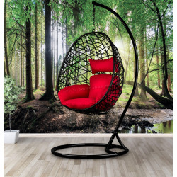 Fotoliu suspendat Sofotel Sabana 4038 (Red/Black)