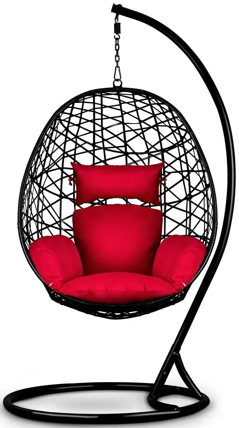 Fotoliu suspendat Sofotel Sabana 4038 (Red/Black) - 4