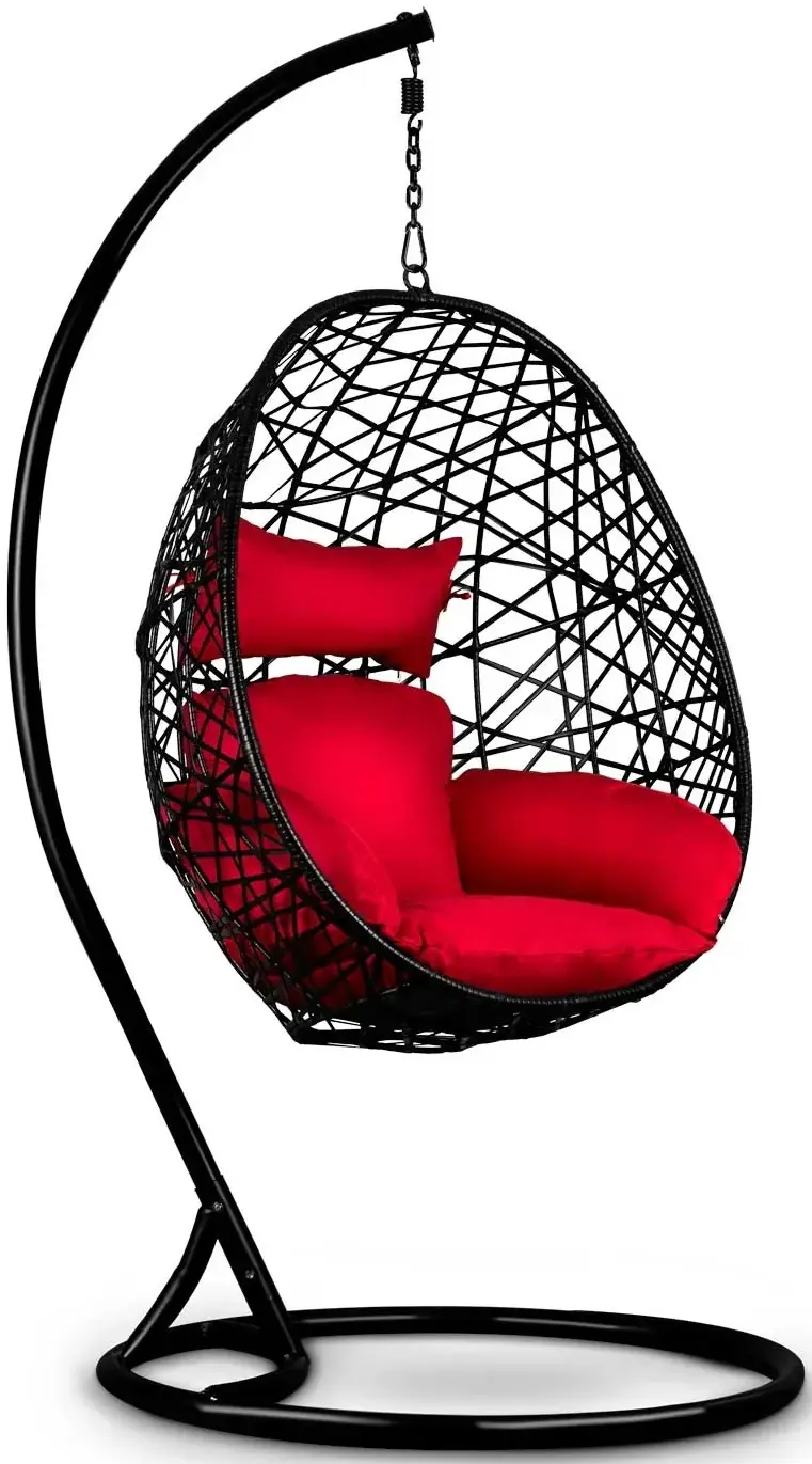 Fotoliu suspendat Sofotel Sabana 4038 (Red/Black) - 6