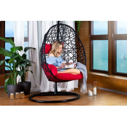 Fotoliu suspendat Sofotel Sabana 4038 (Red/Black) Thumb