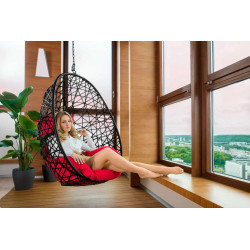 Fotoliu suspendat Sofotel Sabana 4038 (Red/Black) Thumb