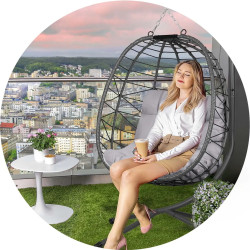 Кресло подвесное Sofotel Tihuana 290320 (Grey) Thumb
