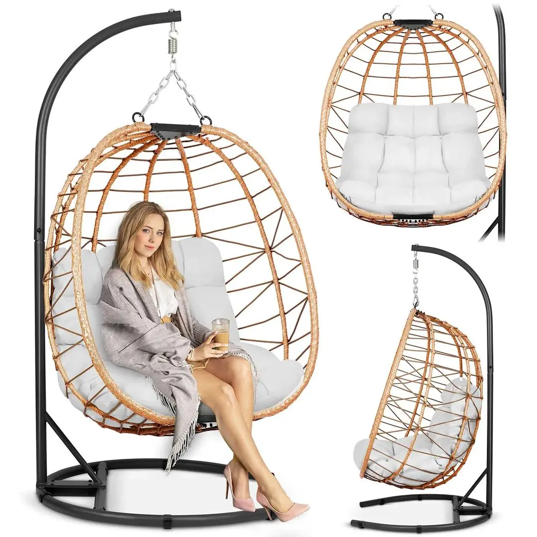 Fotoliu suspendat Sofotel Tihuana (Brown/Grey)