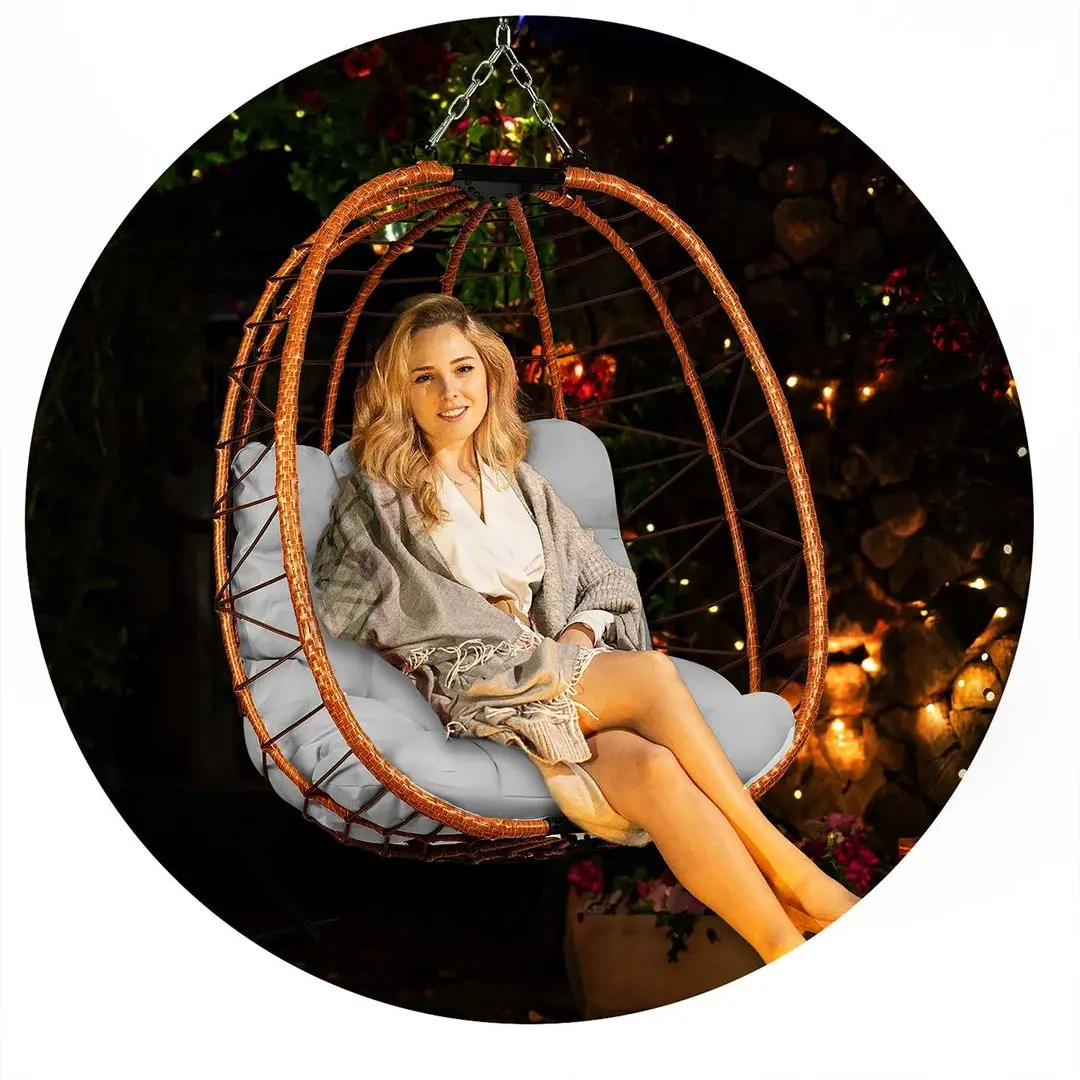 Fotoliu suspendat Sofotel Tihuana (Brown/Grey)