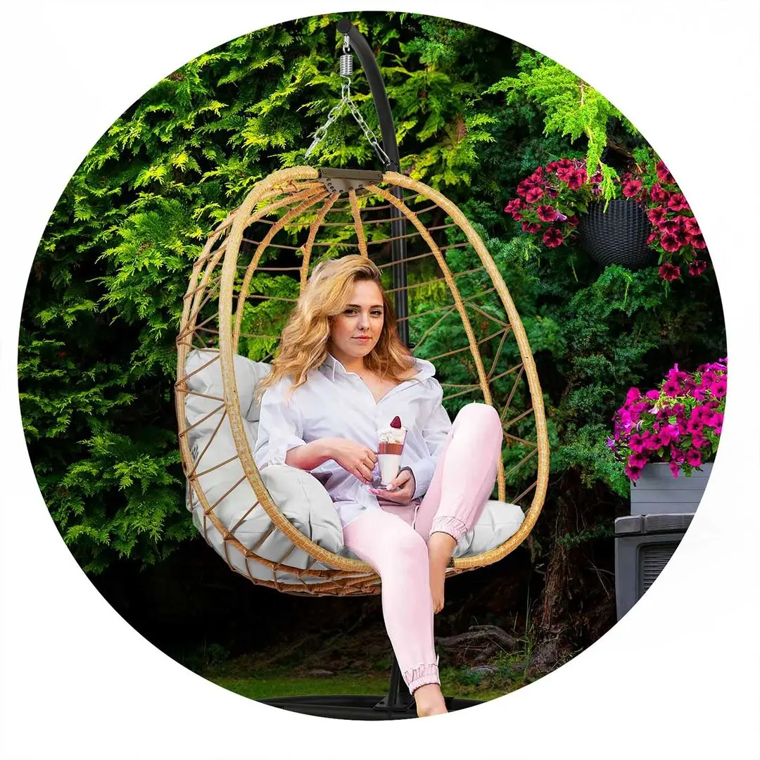 Fotoliu suspendat Sofotel Tihuana (Brown/Grey)