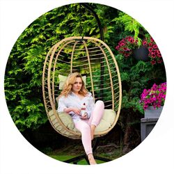 Кресло подвесное Sofotel Toskana (Black/Beige) Thumb