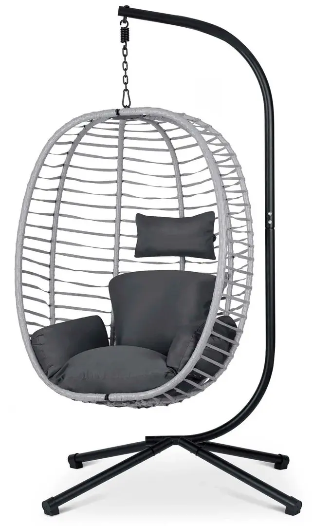 Fotoliu suspendat Sofotel Toskana (Black/Grey)