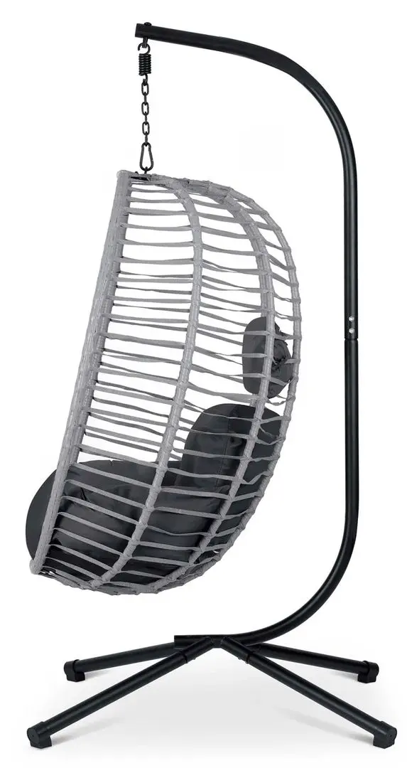 Fotoliu suspendat Sofotel Toskana (Black/Grey)