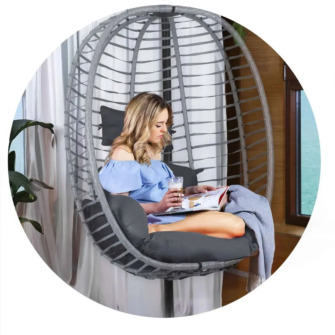 Fotoliu suspendat Sofotel Toskana (Black/Grey)