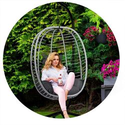 Fotoliu suspendat Sofotel Toskana (Black/Grey) Thumb