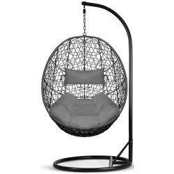 Fotoliu suspendat Sofotel Brava 4075 (Black/Grey) Thumb