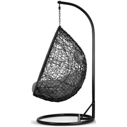 Fotoliu suspendat Sofotel Brava 4075 (Black/Grey) Thumb