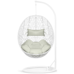 Fotoliu suspendat Sofotel Brava 4076 (White/Grey) Thumb