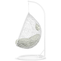 Fotoliu suspendat Sofotel Brava 4076 (White/Grey) Thumb