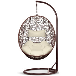 Fotoliu suspendat Sofotel Brava 4077 (Brown/Beige) Thumb