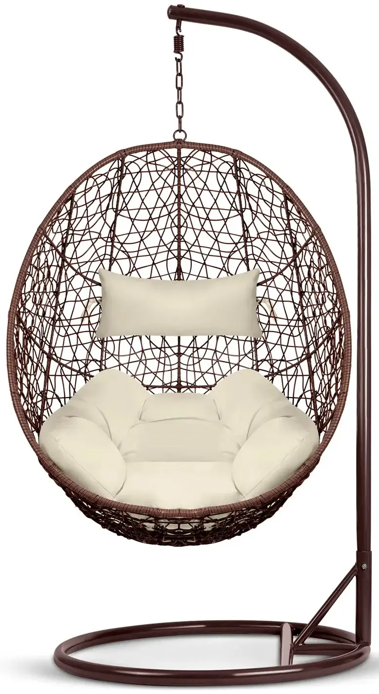 Fotoliu suspendat Sofotel Brava 4077 (Brown/Beige) - 2