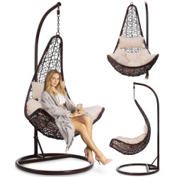 Fotoliu suspendat Sofotel Cabana 4041 (Brown/Beige) Thumb