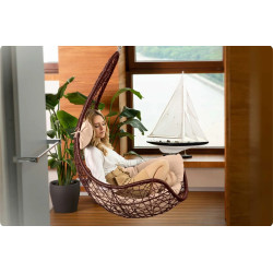 Fotoliu suspendat Sofotel Cabana 4041 (Brown/Beige) Thumb