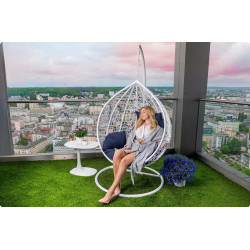 Подвесное кресло Sofotel Hawana 4037 (White/Dark Blue) Thumb