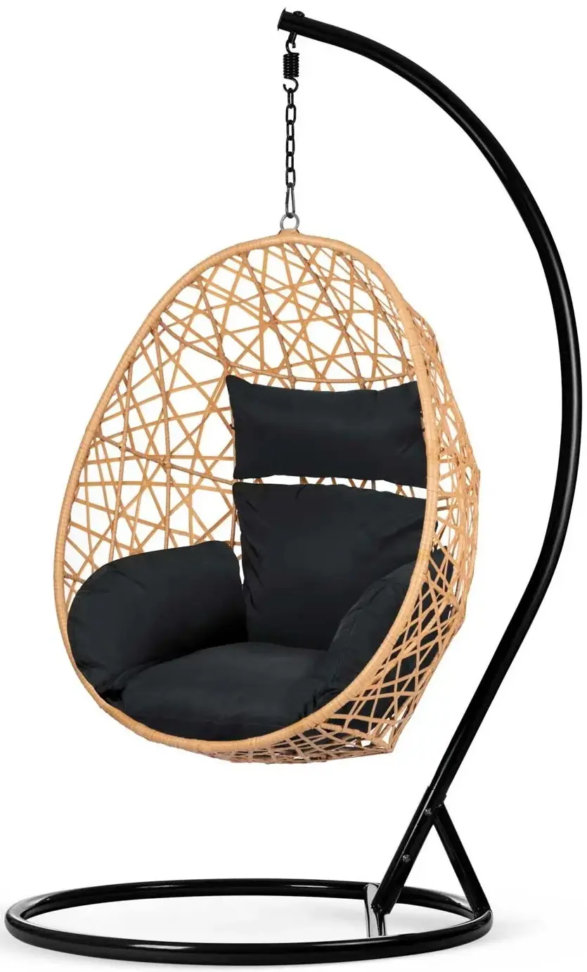 Fotoliu suspendat Sofotel Sabana 4046 (Black/Light Brown) - 2