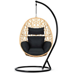 Fotoliu suspendat Sofotel Sabana 4046 (Black/Light Brown) Thumb