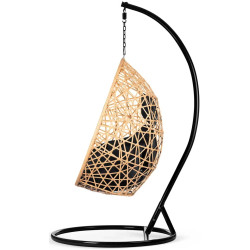 Fotoliu suspendat Sofotel Sabana 4046 (Black/Light Brown) Thumb