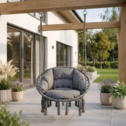 Fotoliu suspendat Springos SPR0046 (Dark Gray)